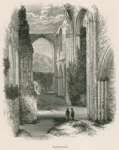 Abbaye de Furness, transepts - Alexander Francis Lydon